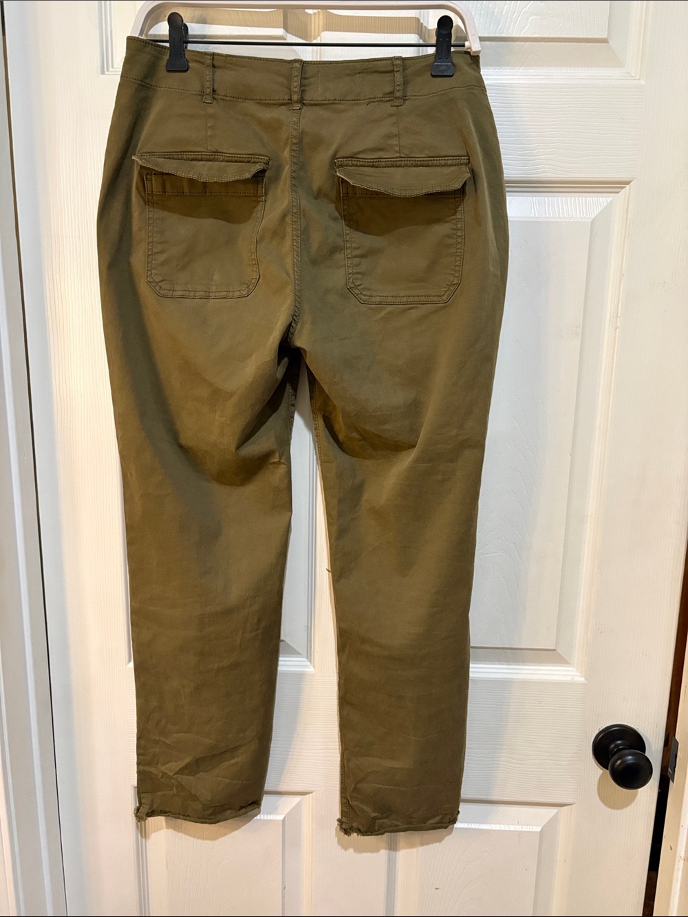 Anthropologie Pilcro Olive Green Chino Pants with Patch Pockets - Picture 5 of 6